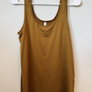 Fabletics Maternity Size Small (S) Women's Brown Essential Casual Tank Top Sleev